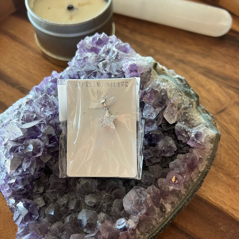 925 Sterling Silver Topaz Charm 🌟